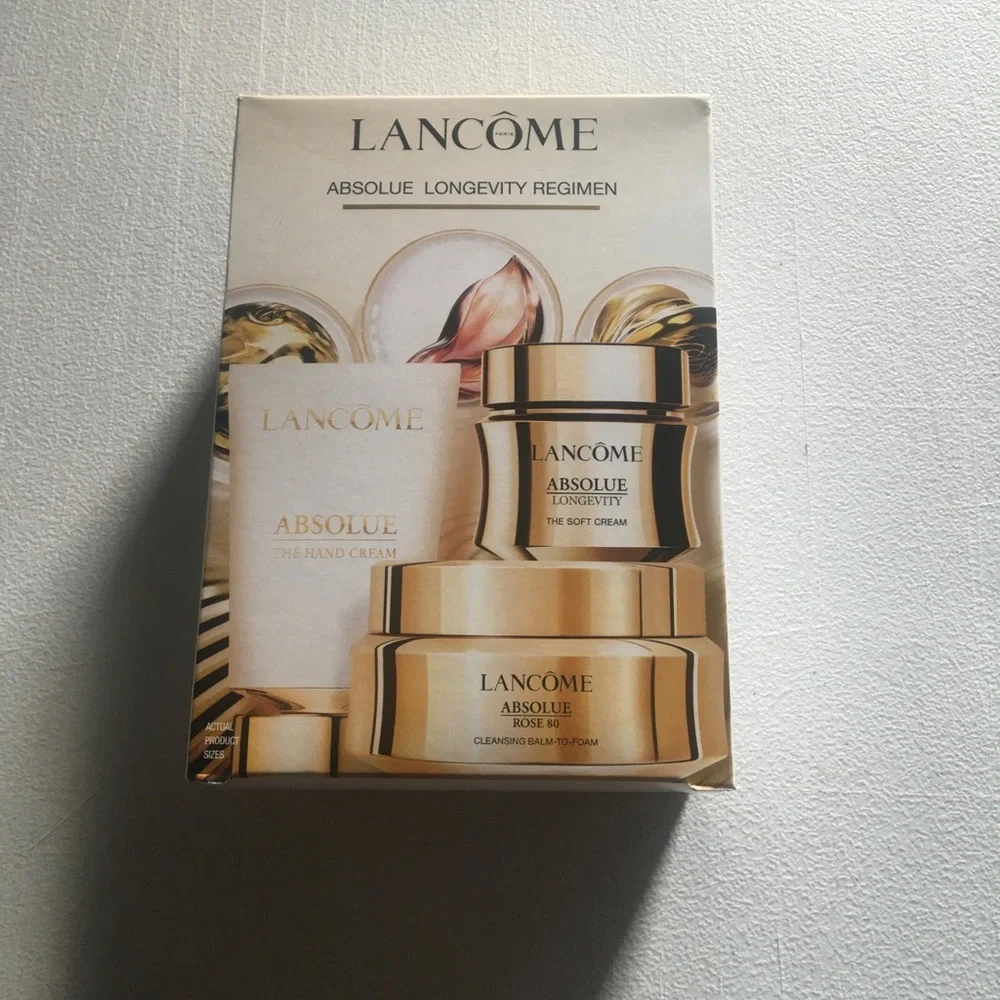 Lancôme Absolue Longevity Regimen - Gold Skincare Set